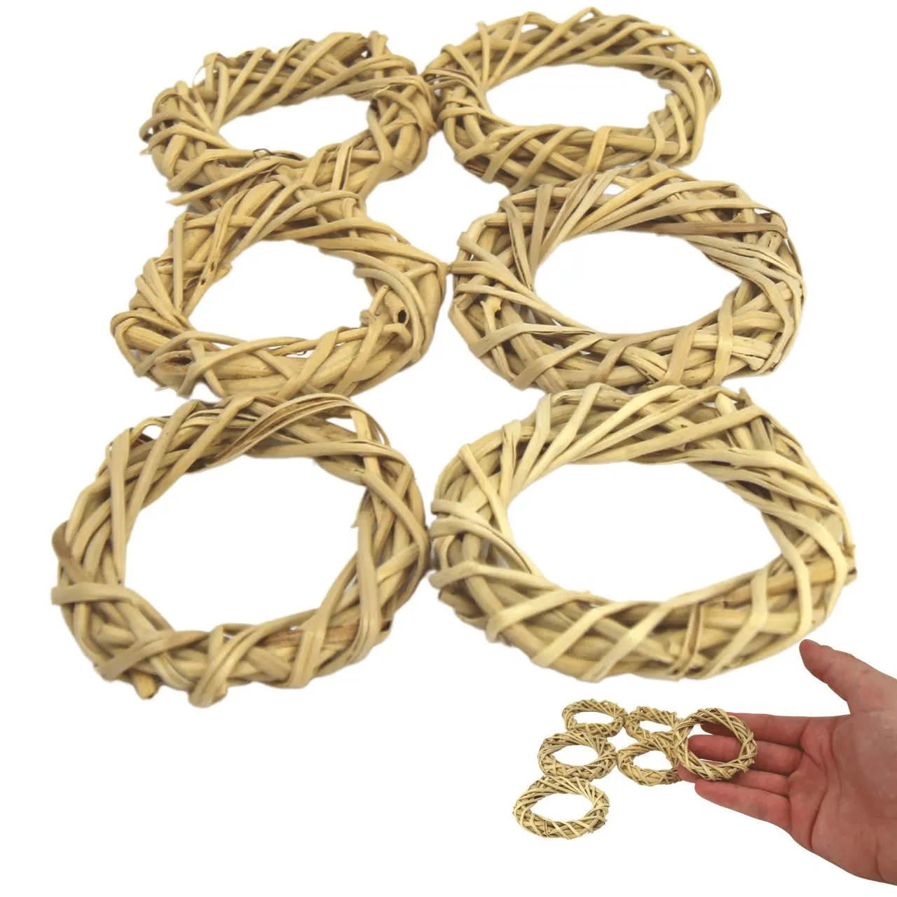 1278 Pk6 Small Vine Wreaths