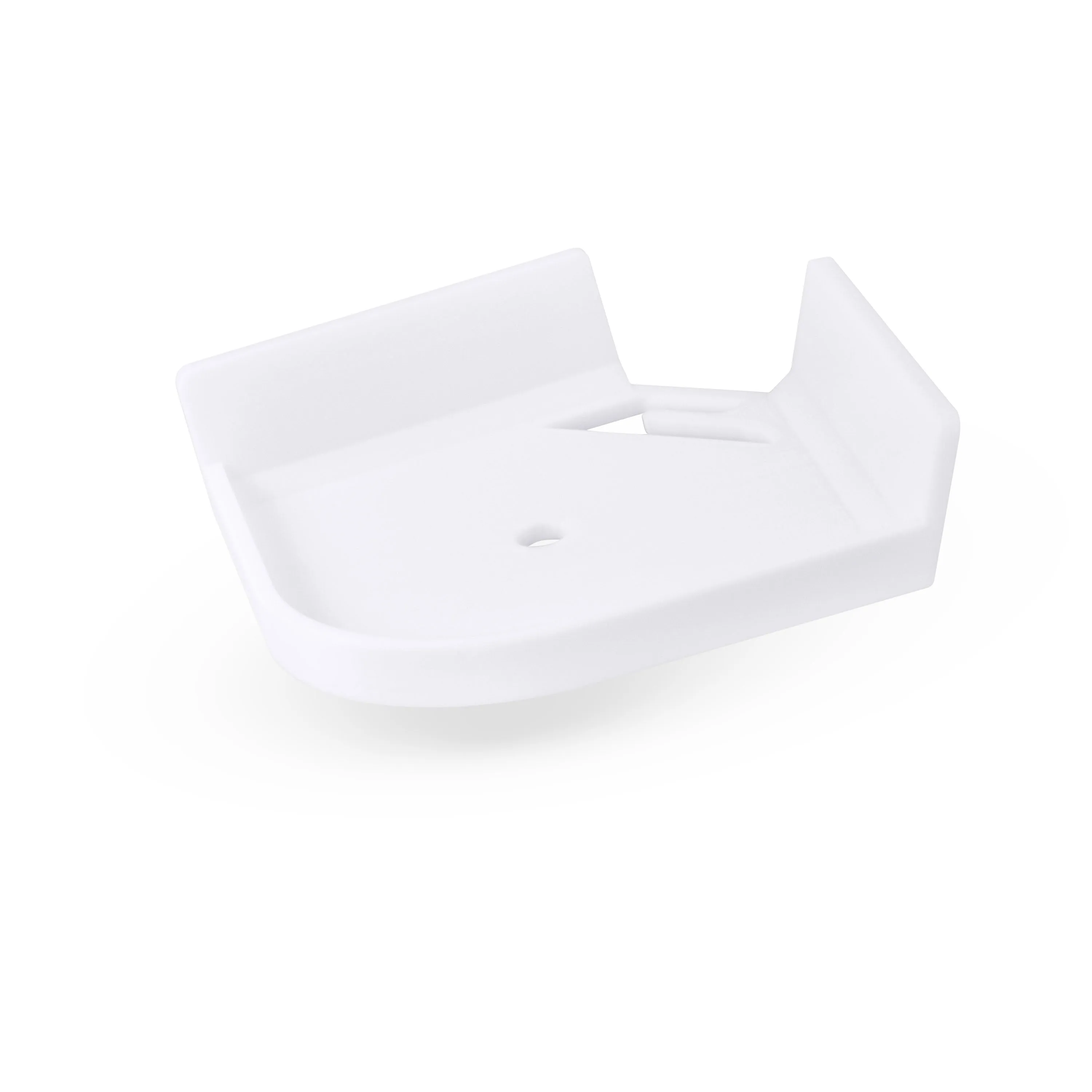 Adhesive Universal Tilted Corner Shelf for Security Cameras, Baby Monitors & Home Security Sensors