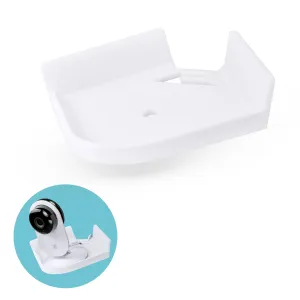 Adhesive Universal Tilted Corner Shelf for Security Cameras, Baby Monitors & Home Security Sensors