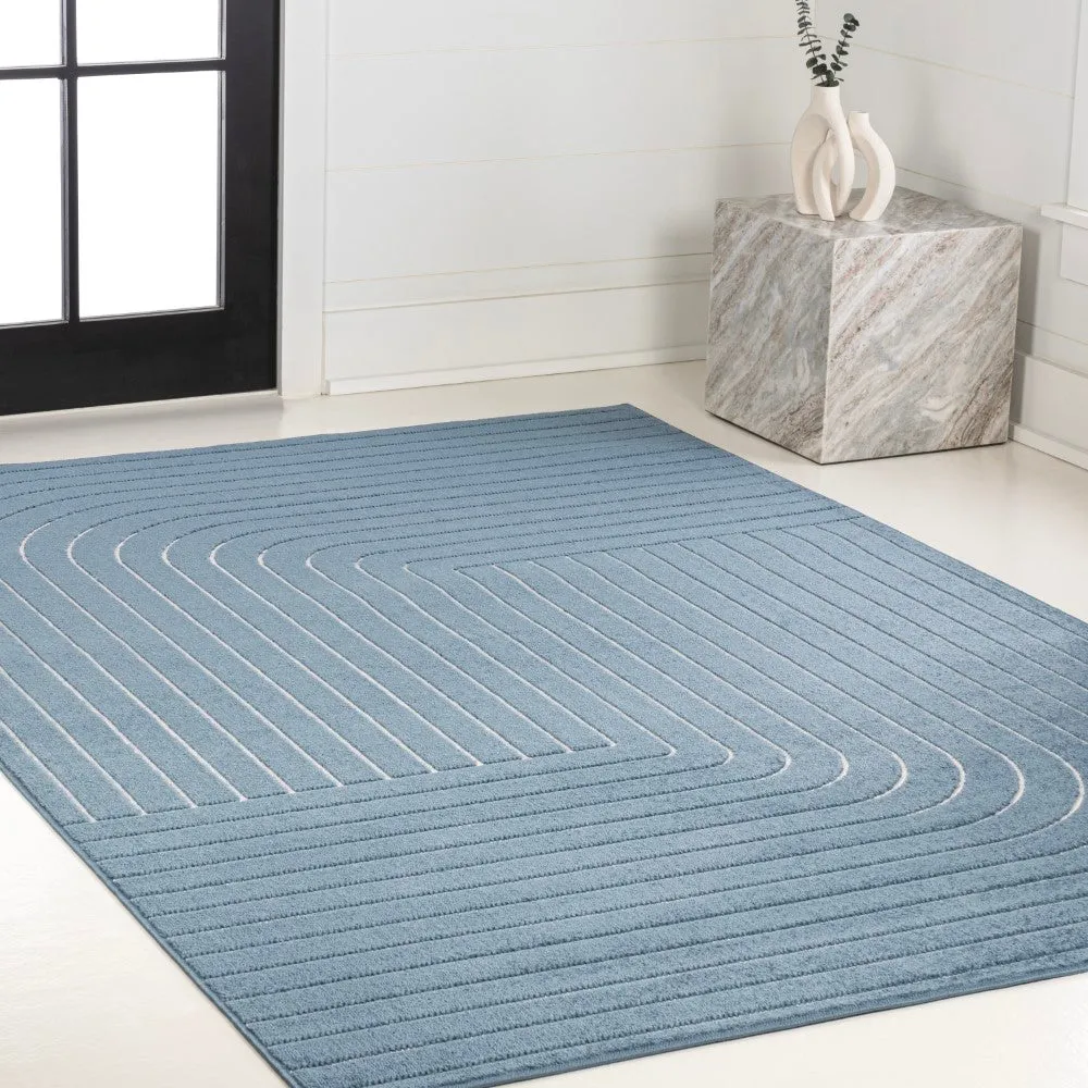 Akan Minimalist Angle Geometric Rug