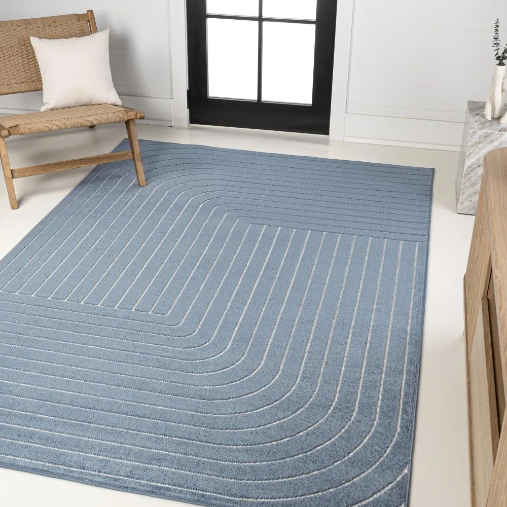 Akan Minimalist Angle Geometric Rug