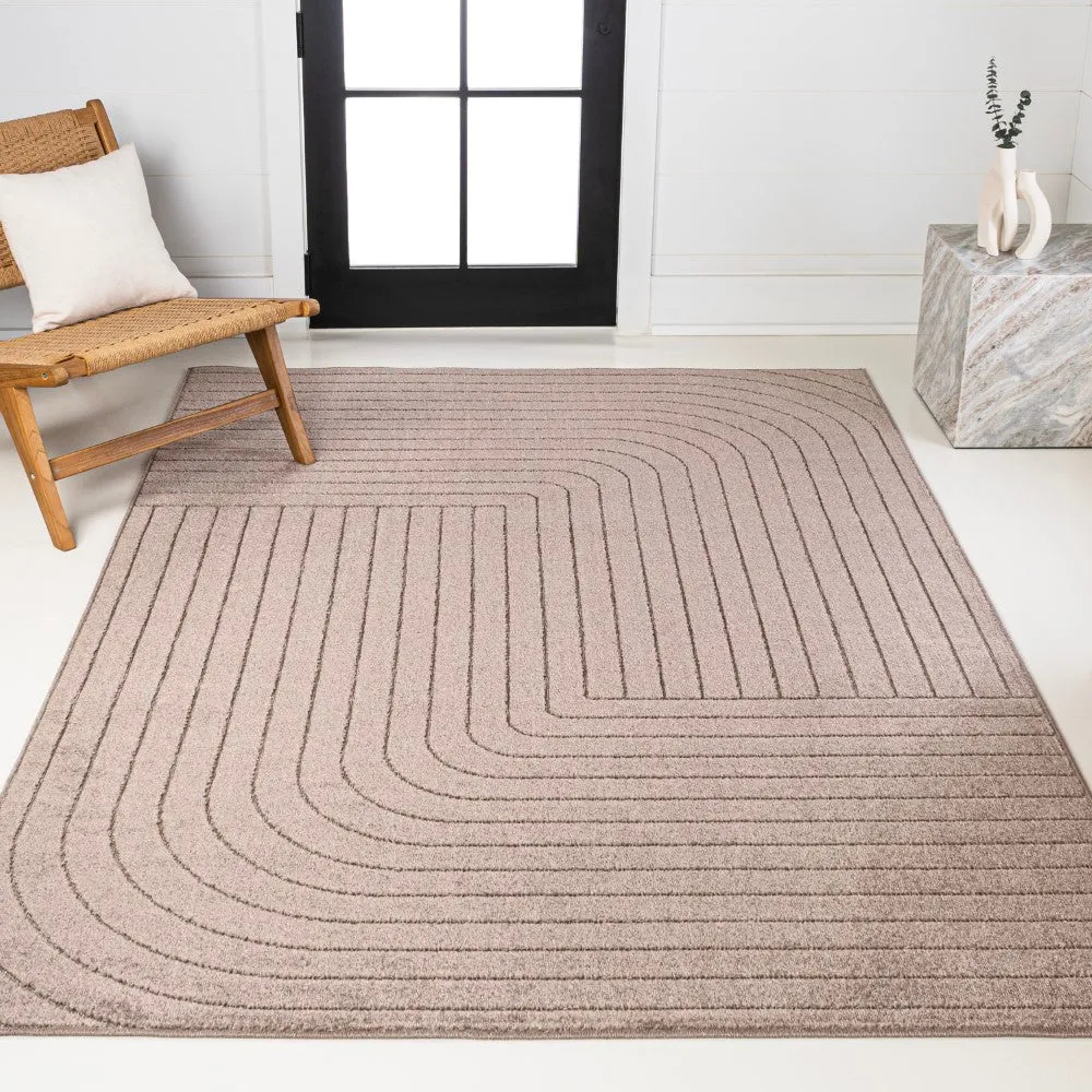 Akan Minimalist Angle Geometric Rug