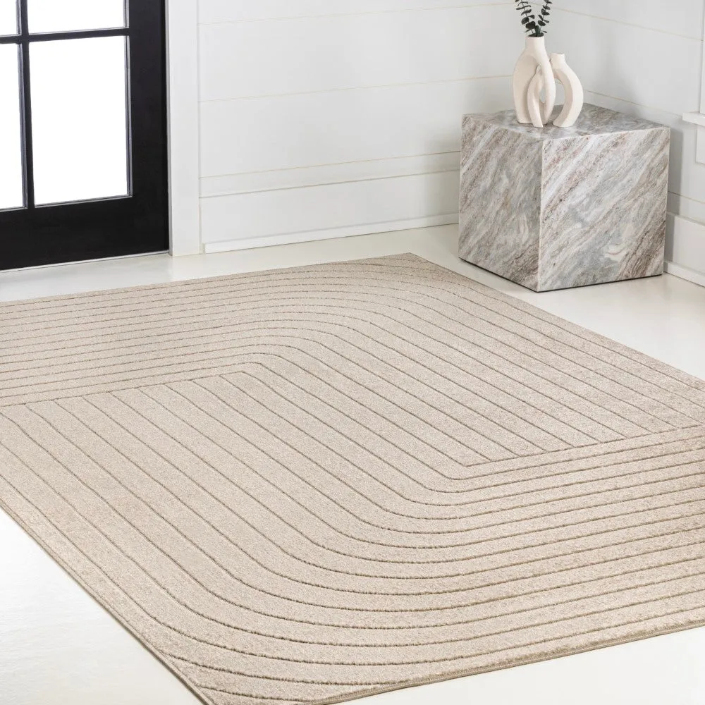 Akan Minimalist Angle Geometric Rug