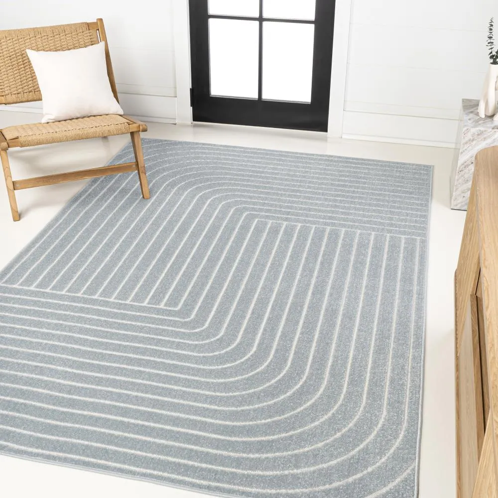 Akan Minimalist Angle Geometric Rug