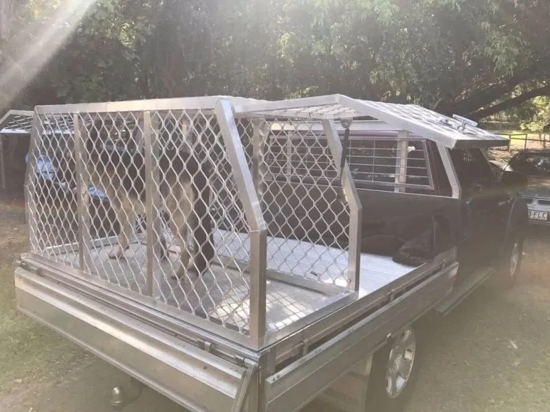 Aluminum ‘Open Air’ ADS1OA Vehicle Ute Dog Double 2 Berth