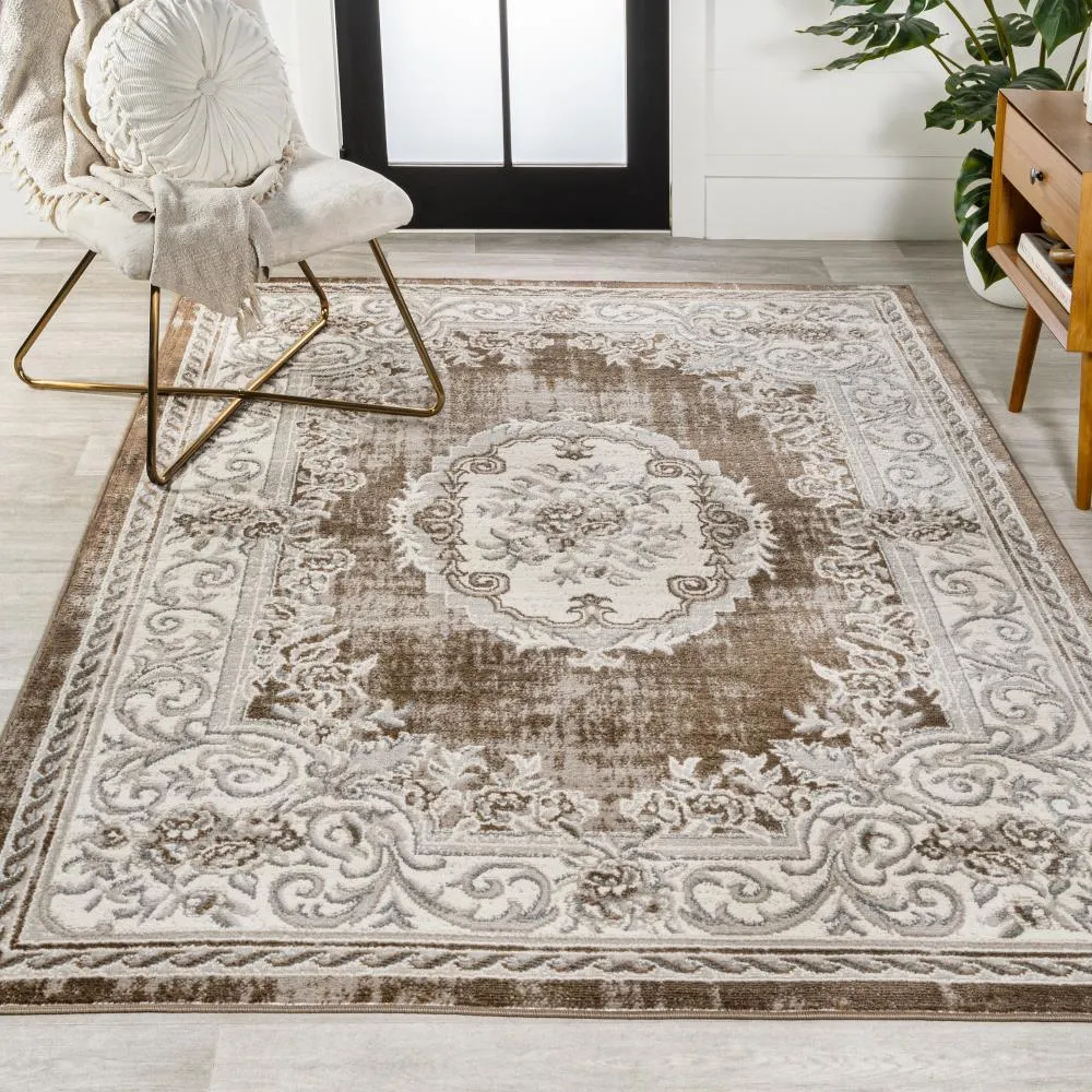 Amur Rosalia Cottage Medallion Area Rug