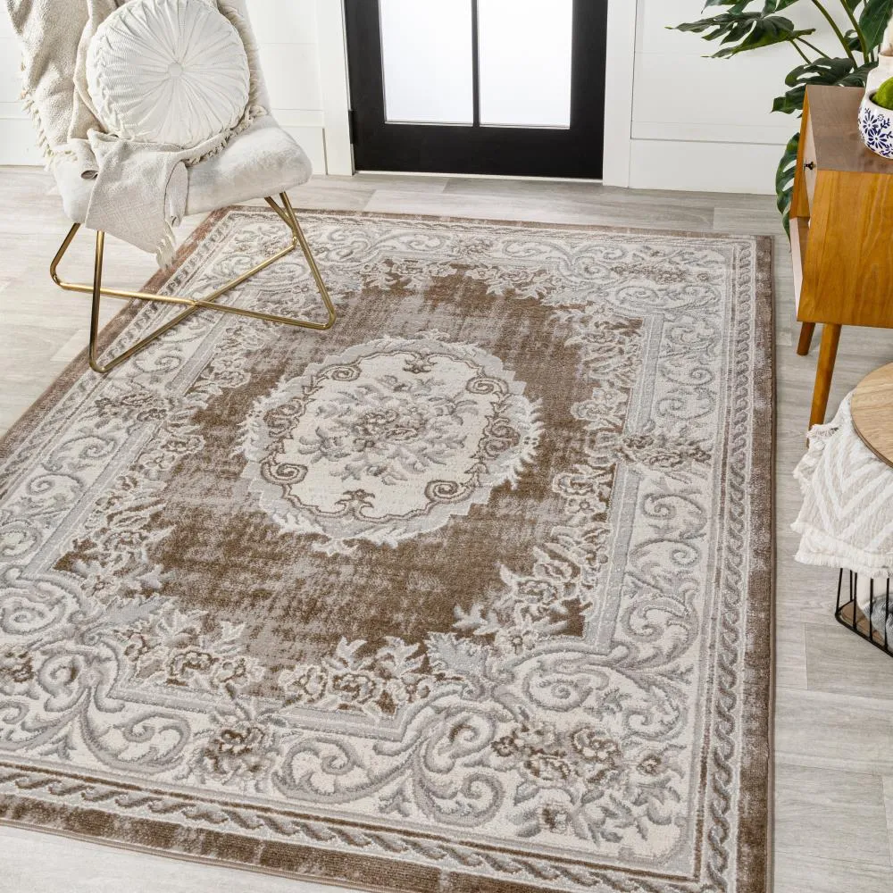 Amur Rosalia Cottage Medallion Area Rug