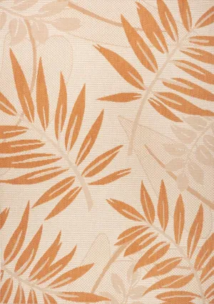 Angie Tropical Palm Leaf Indoor/outdoor Area Rug