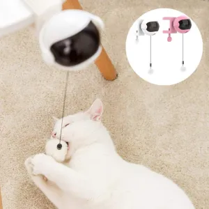 Automatic Cat Toy Automatic Retractable Fluffball Cat Toy