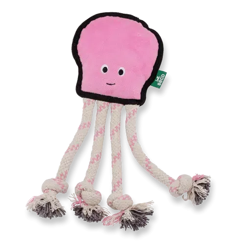 Beco - Recycled Rough & Tough - Ollie the Octopus Dog Toy