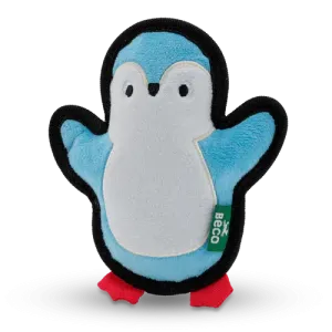 Beco - Recycled Rough & Tough - Peggy the Penguin Dog Toy