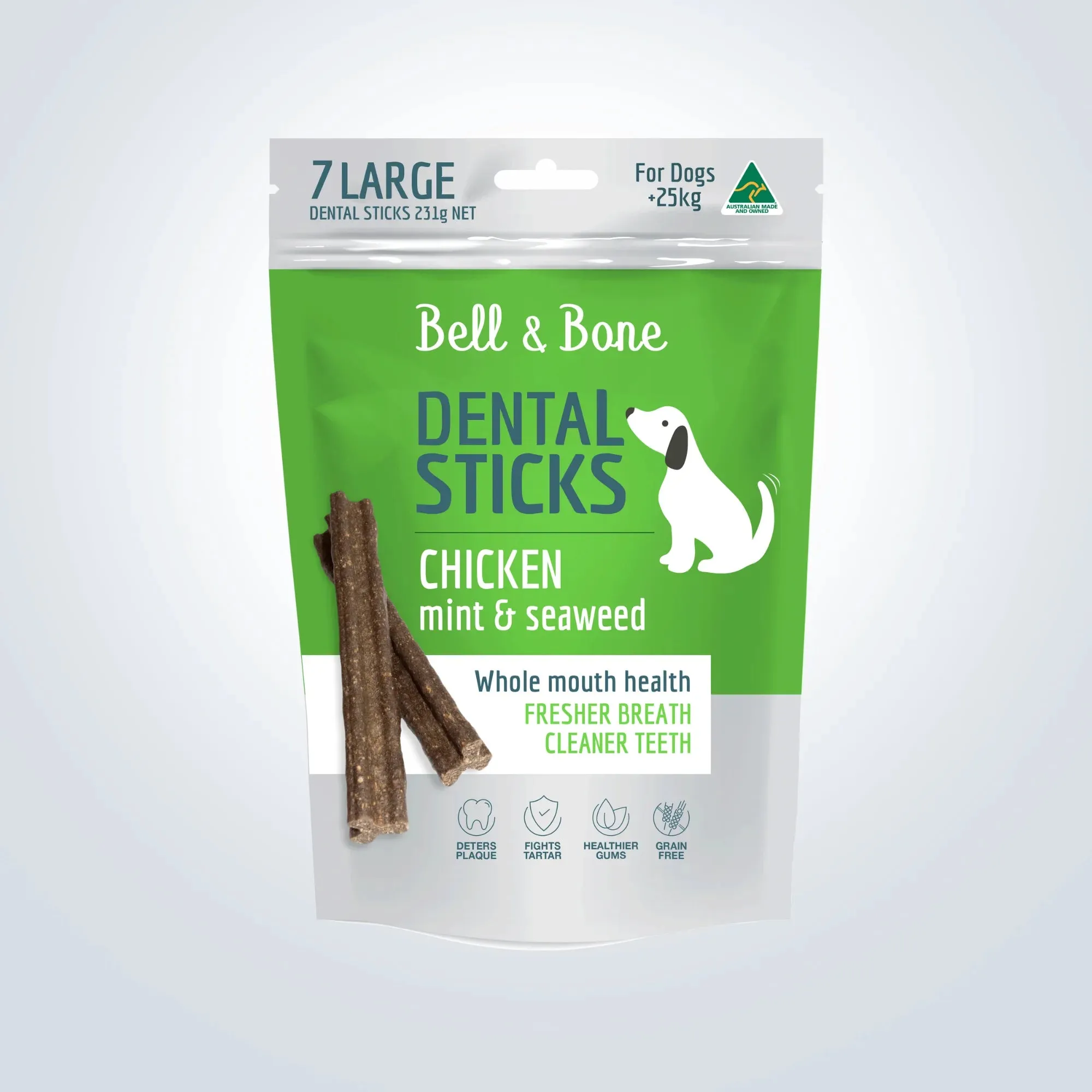 Bell & Bone Dental Sticks Large - Chicken, Mint & Seaweed