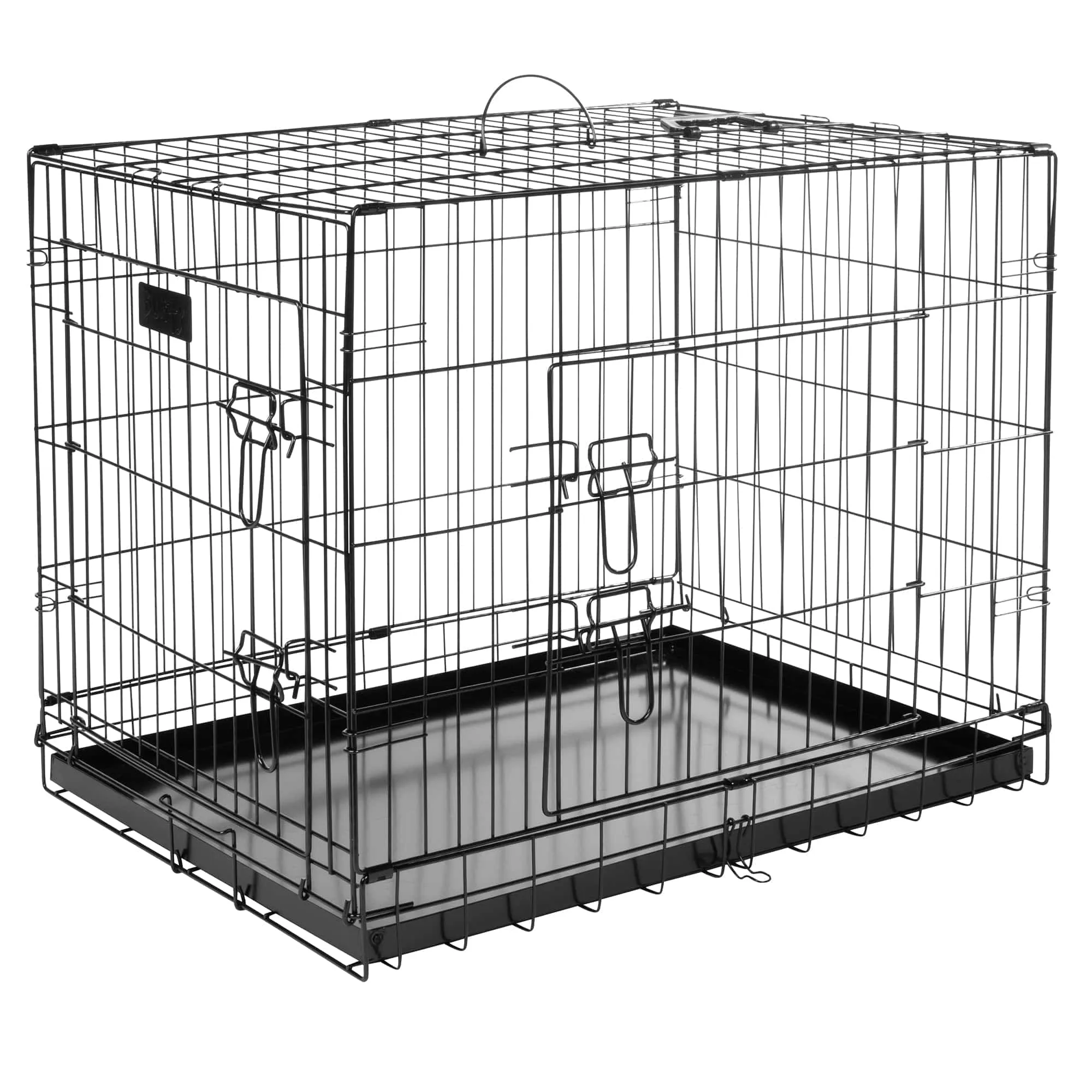 Bunty Metal Dog Cage Crate Bed Portable Pet Puppy Training Travel Carrier Basket