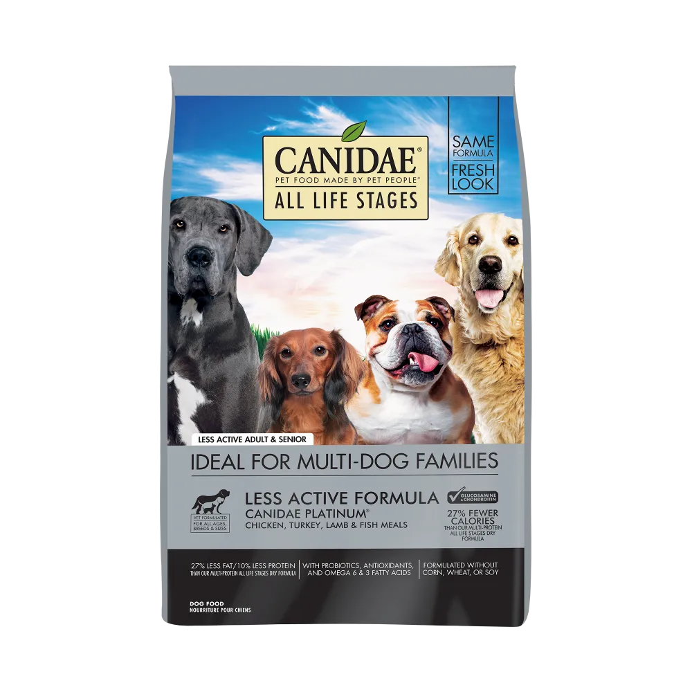 Canidae Platinum Formula for Less Active & Senior Dogs Dry Dog Food