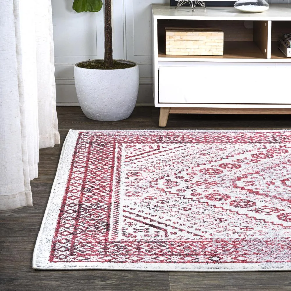 Chitado Boho Cottage Medallion Area Rug