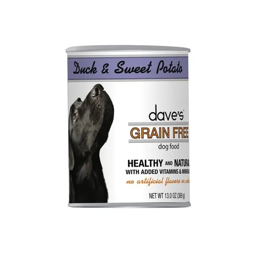 Dave's Pet Food Grain Free Duck and Sweet Potato Canned Dog Food