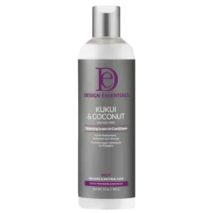 Design Essentials Kukui & Coconut Hydrating Leave-In Conditioner 12 oz