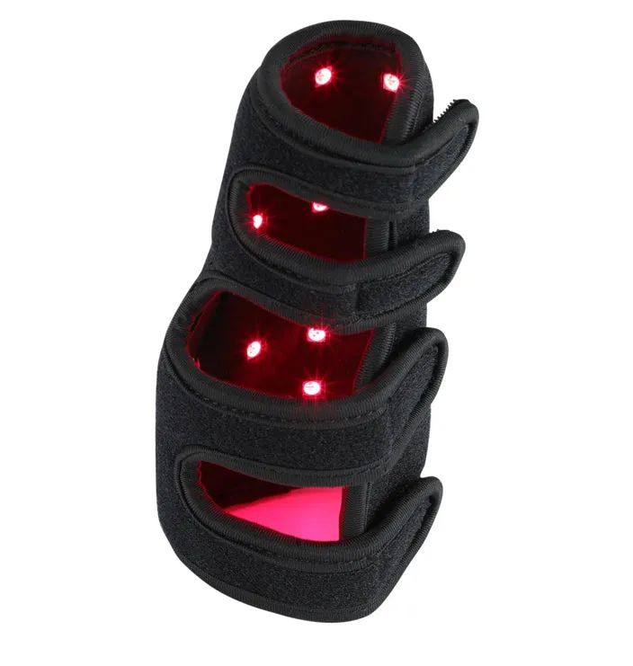 Dog Infrared Red Light Therapy Leg Boot Brace Wrap BUILT IN BATTERY Medical Grade LEDs