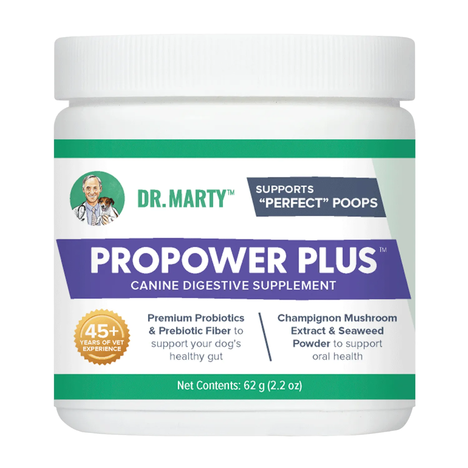 DR. MARTY ProPower Plus Digestive Health Supplement for Dogs