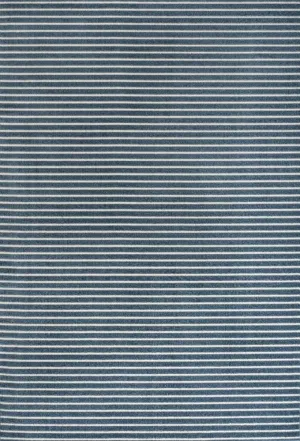 Fedir Minimalist Scandi Striped Navy/ivory 2 ft. x 8 ft. Runner Rug