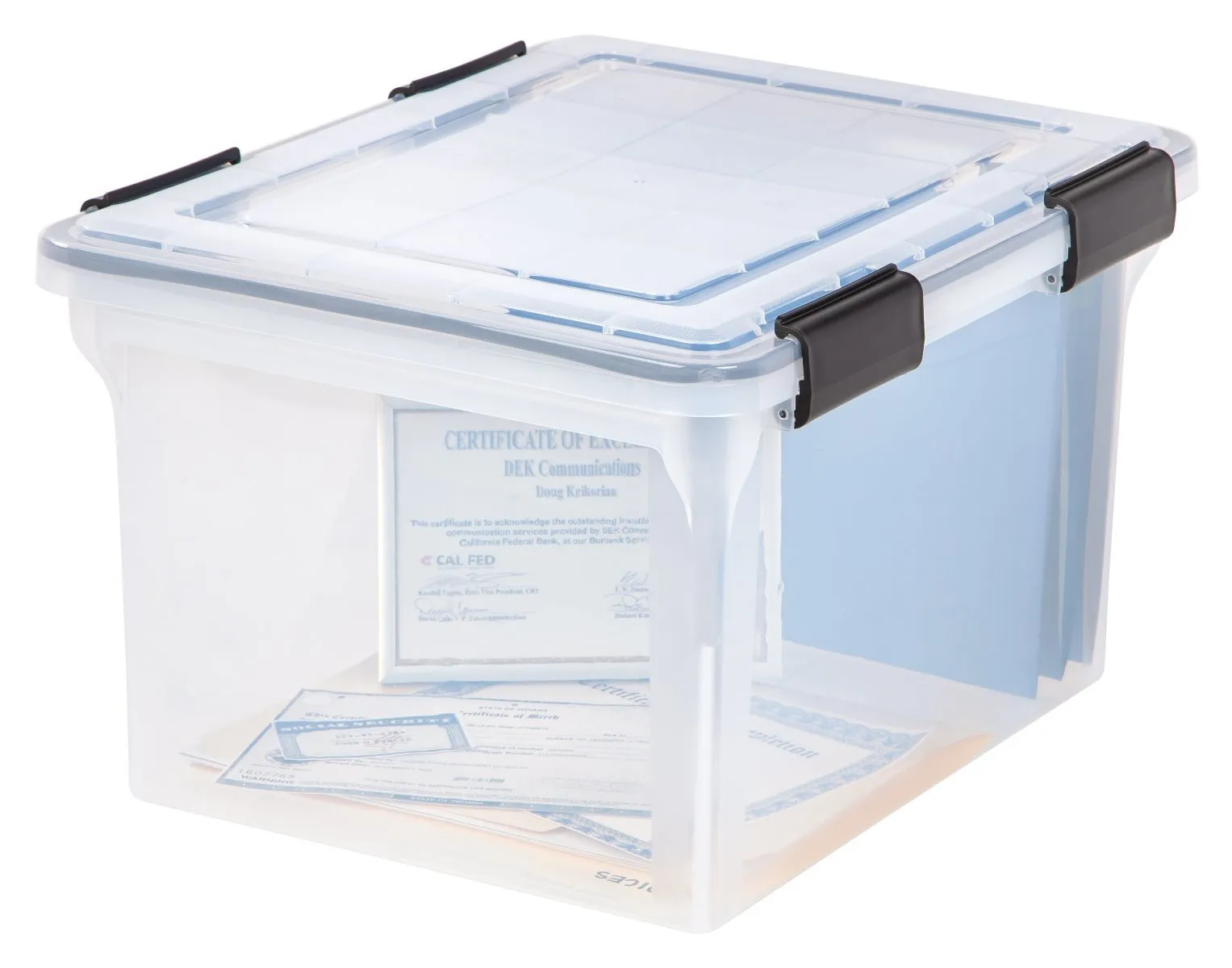 File Box (Letter Legal), WeatherPro® - 32 qt. (8 gal.) - Gasket Box