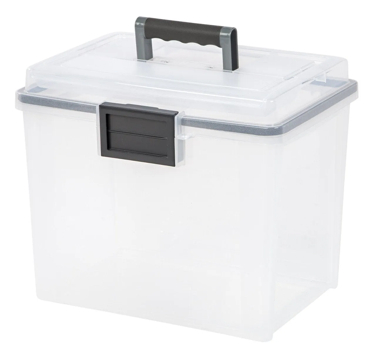 File Box (Letter) with Handle and Organizer, WeatherPro® - 19 QT - Gasket Box