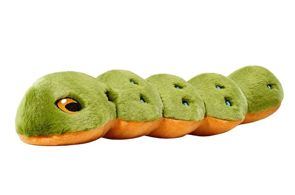 Fluff & Tuff Katie Caterpillar Plush Dog Toy