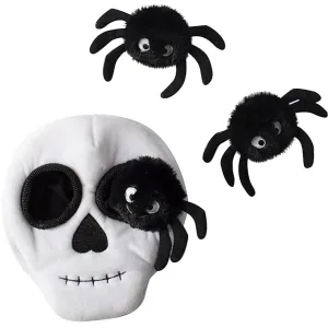 Fringe Skull with Spiders Burrow Dog Toy