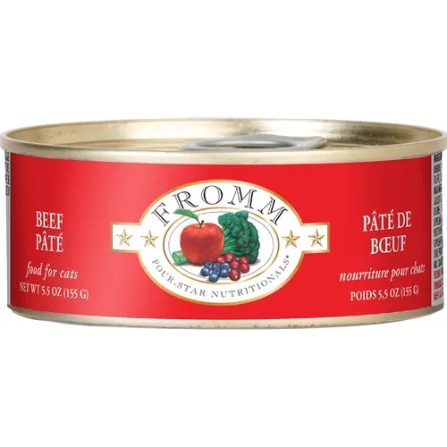 Fromm Four-Star Nutritionals Beef Pate Canned Cat Food