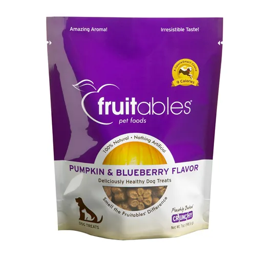 Fruitables Pumpkin & Blueberry Mix Dog Treats