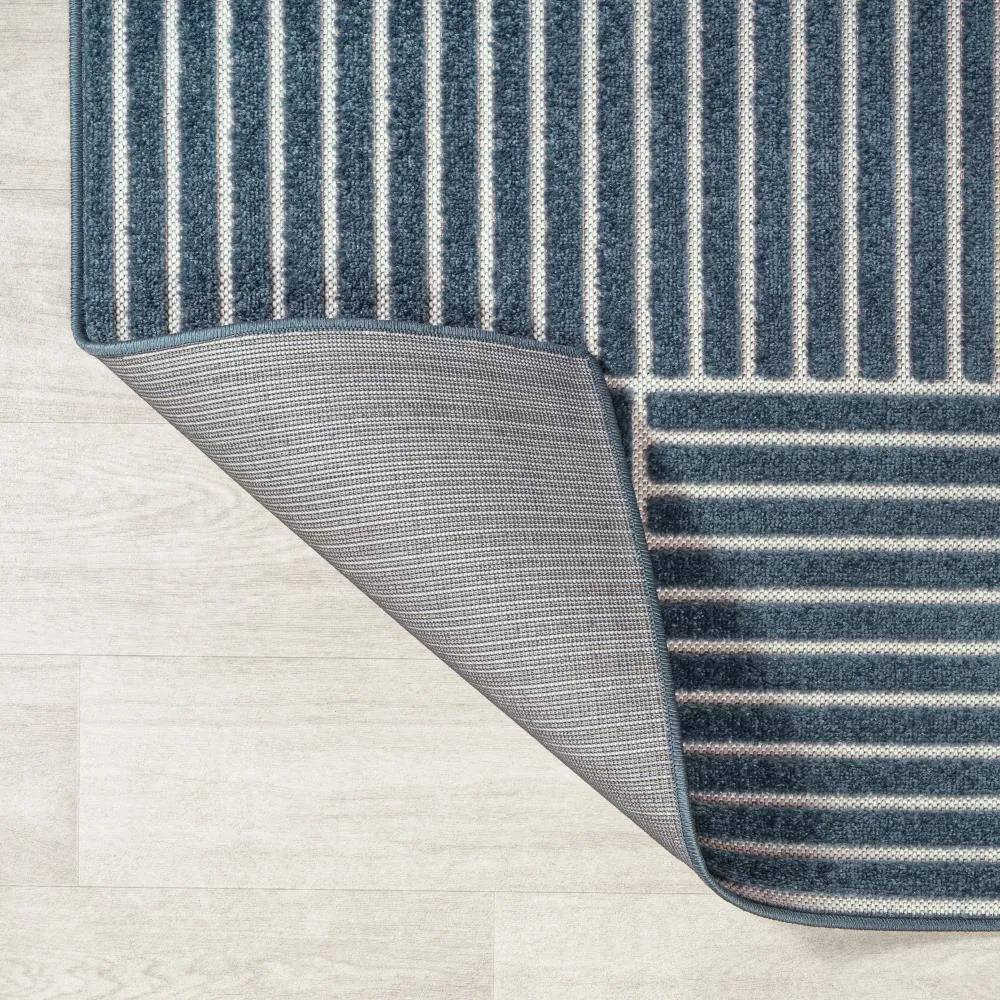 Haughton Geometric Arch Scandi Striped Rug