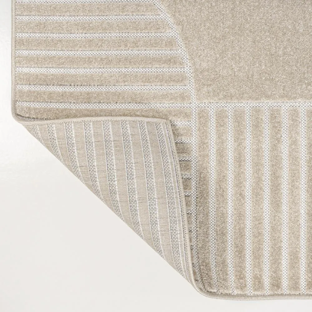 Haughton Geometric Arch Scandi Striped Rug