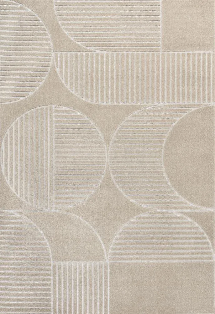 Haughton Geometric Arch Scandi Striped Rug