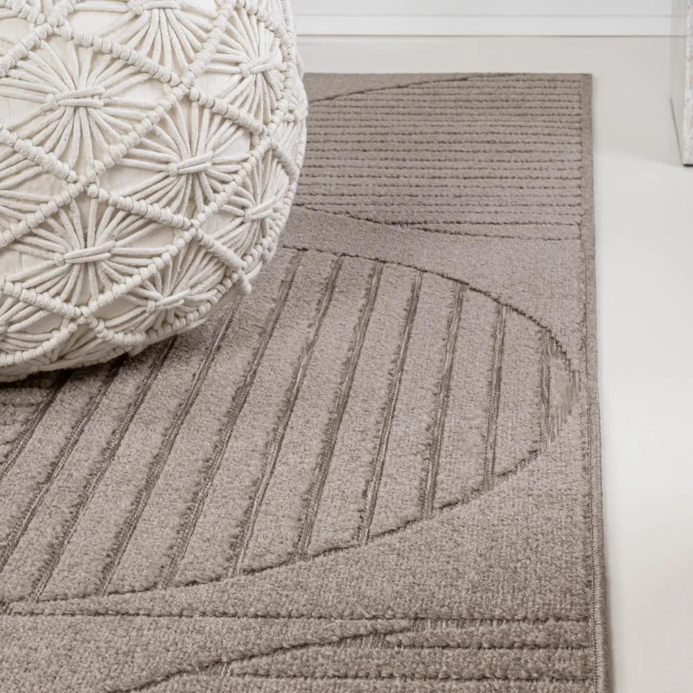 Haughton Geometric Arch Scandi Striped Rug