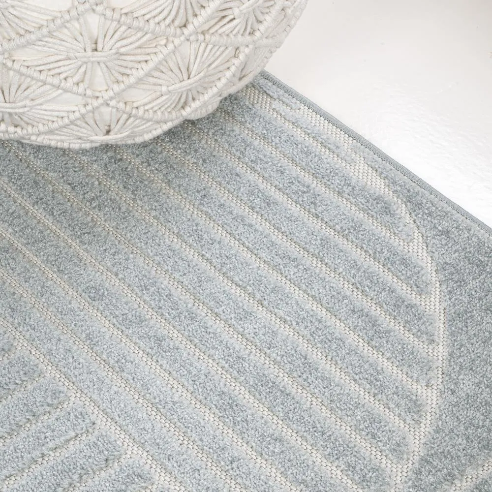 Haughton Geometric Arch Scandi Striped Rug