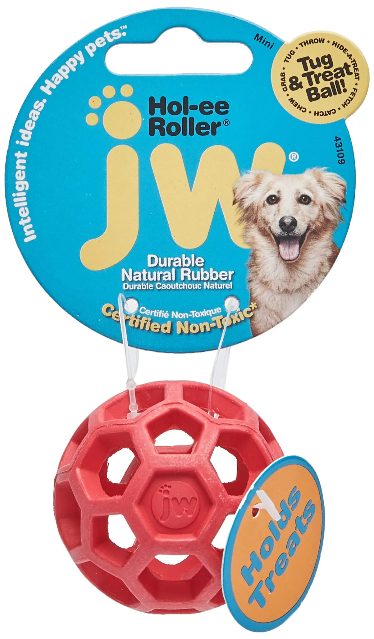 JW Pet Hol-ee Roller Treat Dispenser   Dog Toy - Small