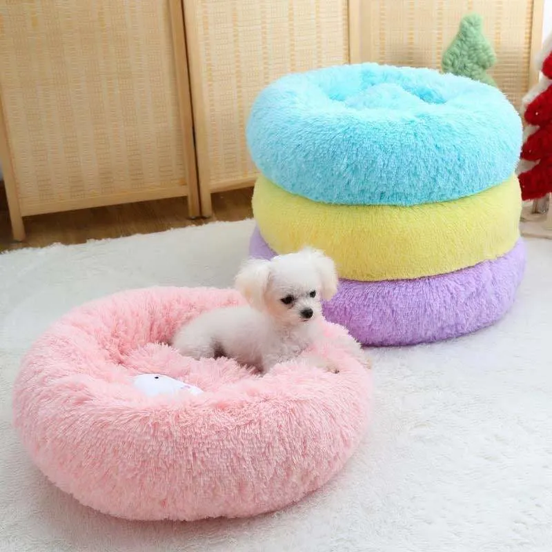 Kennel Round Plush Nest Bed