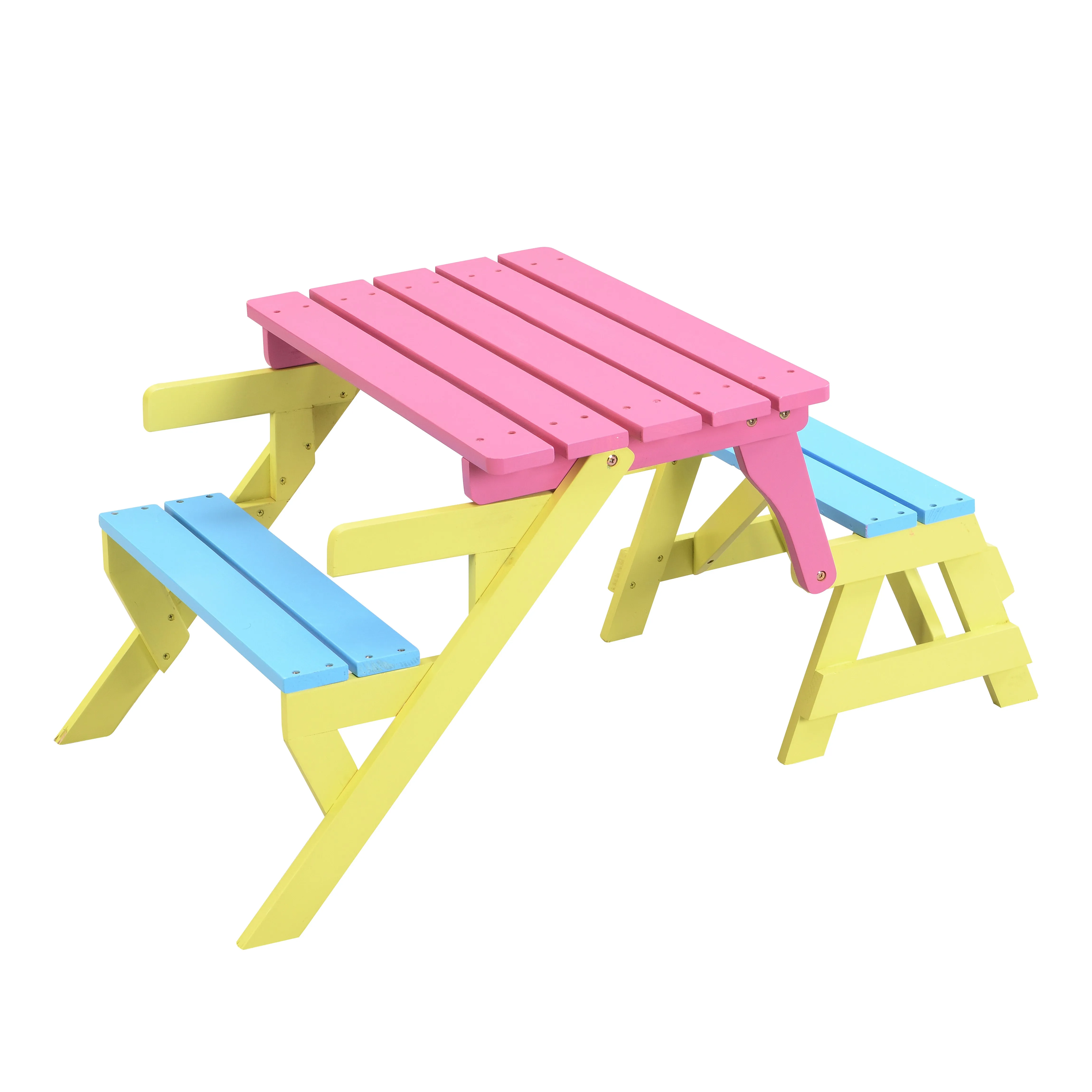 KID'S MULTI-FUNCTIONAL ARM CHAIR,TABLE  2 BENCHES (All-in-one)