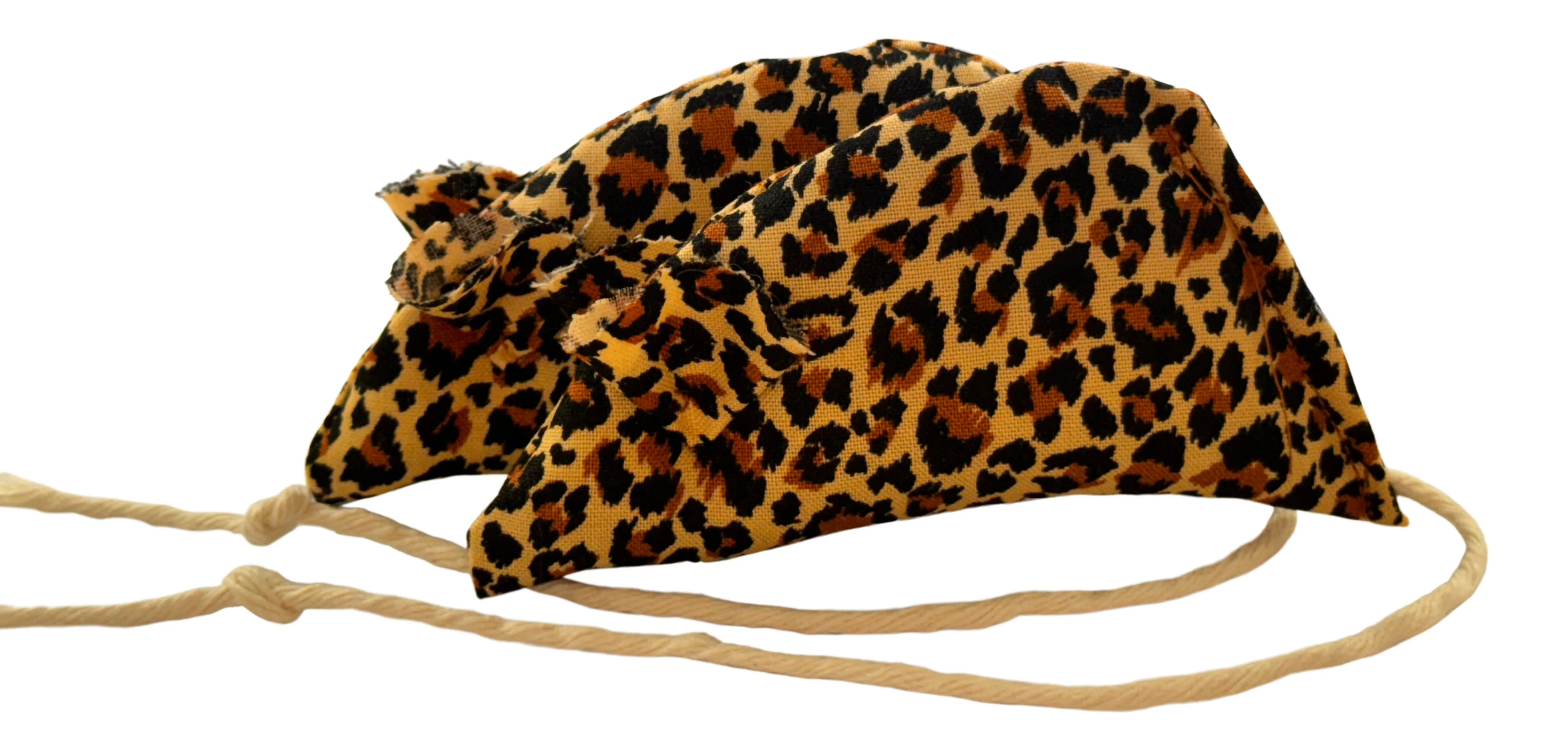 Leopard Pack of 2 Catnip Mice