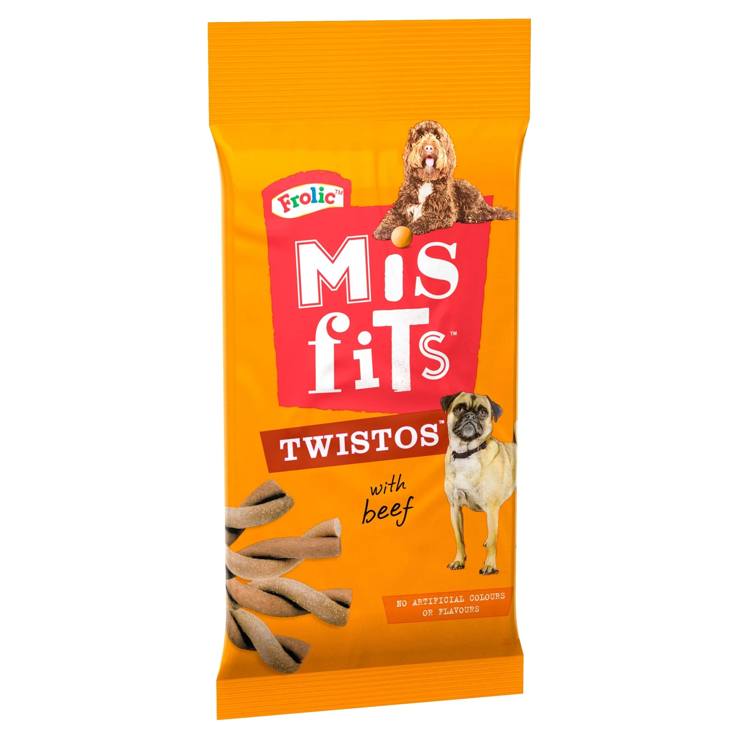 Misfits Twistos - Dog Treats with Beef