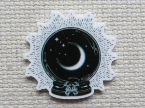 Moon in a Crystal Ball Needle Minder, Cover Minder, Magnet