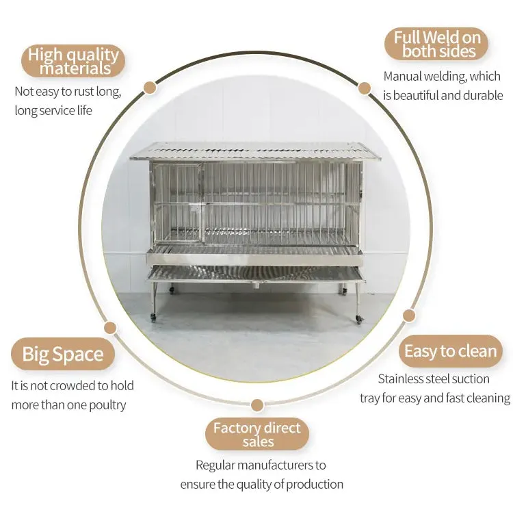 NEW! Top Class Chicken Rabbit ZEN-TAIL Breeders Fanciers Cages