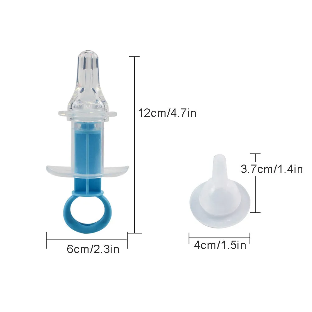 OMEM Pet Medicine Syringe Feeder Solid Liquid Feeding Tools Advanced Professional for Newborn Kittens Puppies Small Animals