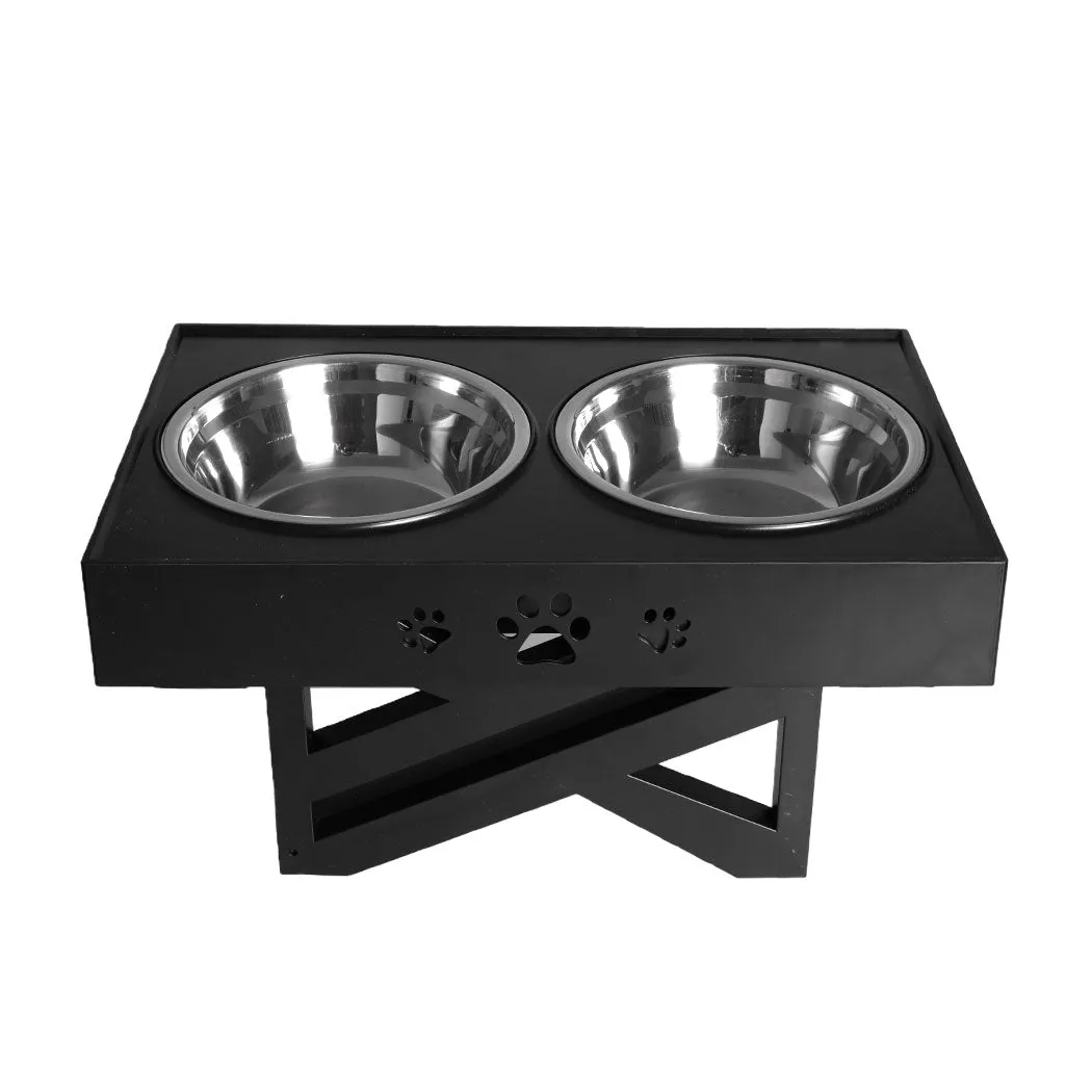 Pet Bowl  Double - Adjustable Height Stand