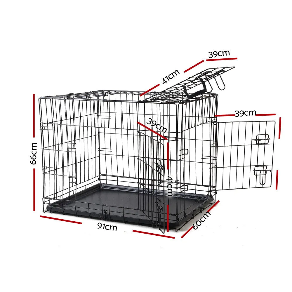 Pet Cage - 57 x 91 x 63cm -Black