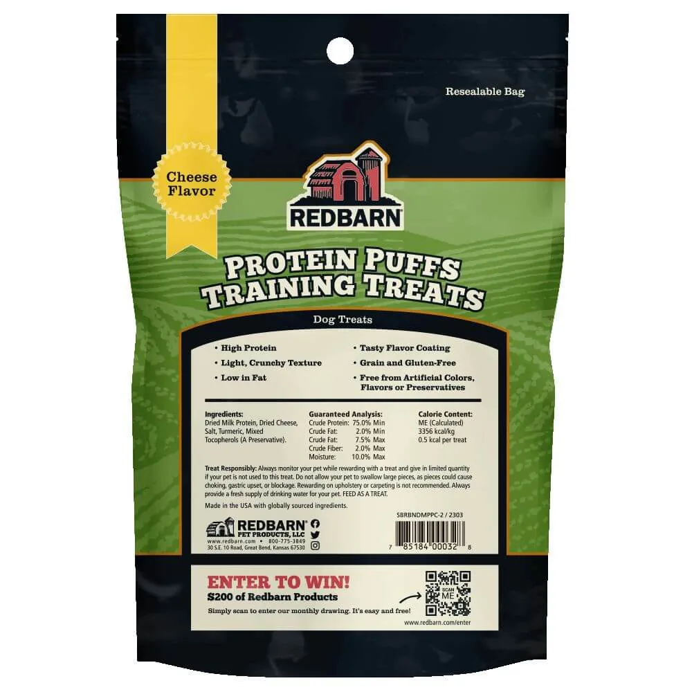 Protein Puffs Training Treats Cheese Flavor