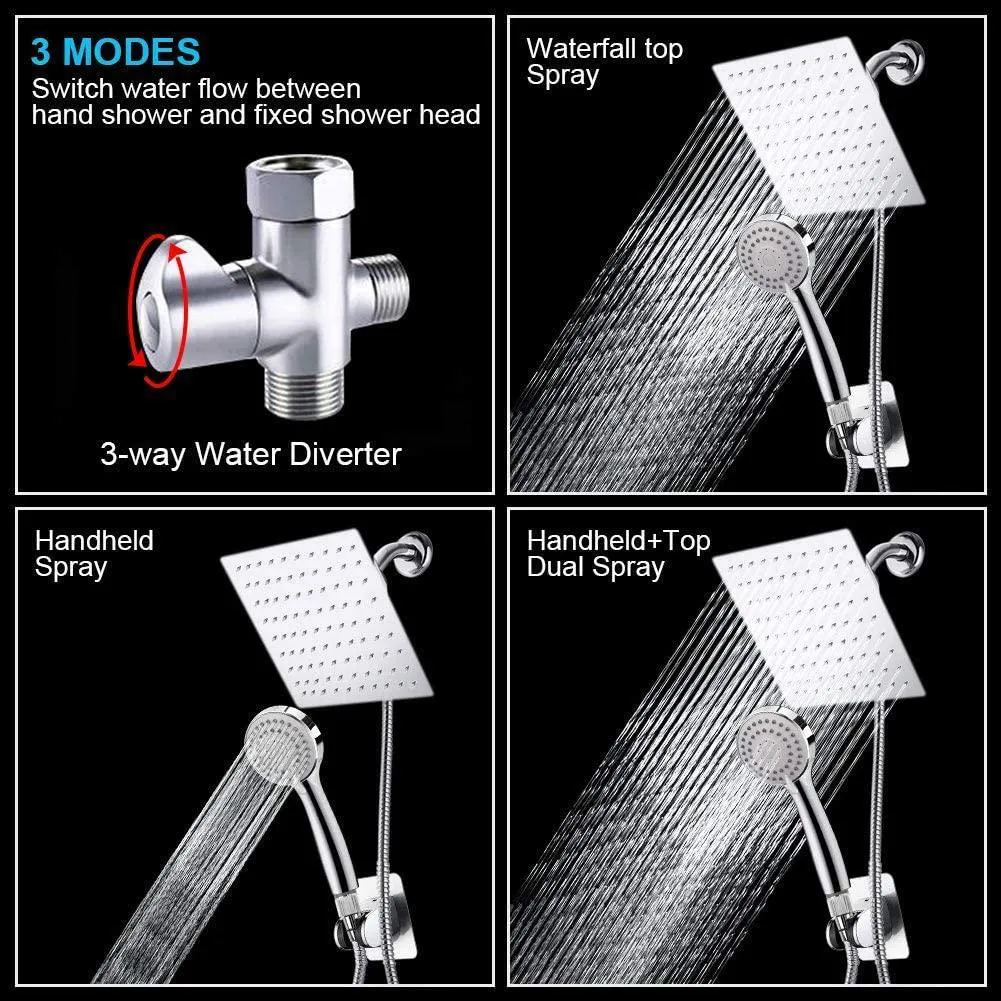 Taiker Stainless Steel Shower Head/Handheld Combination