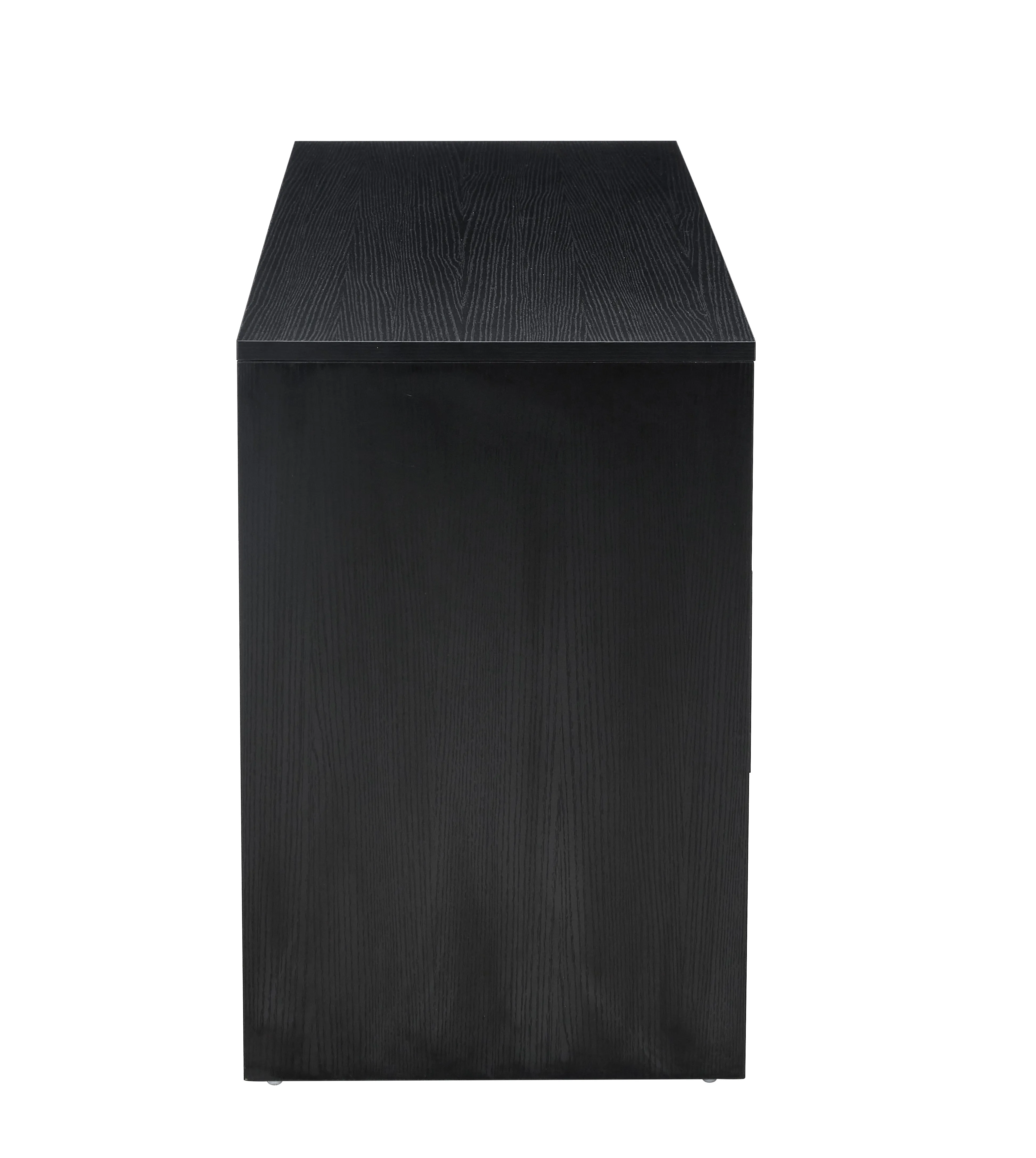 WOOD MDF BOARDS, 6 Drawers Dresser, Black