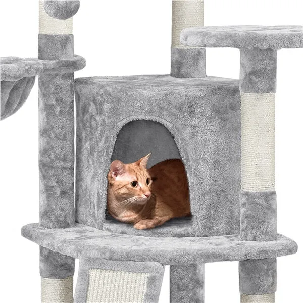 Yaheetech 42inch Cat Tree Cat Tower