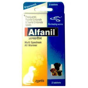 Zydus Alfanil Pet Dewormer Tablet